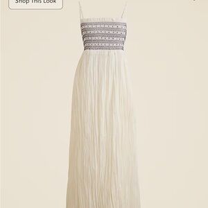 J. Crew Catania crinkled dress